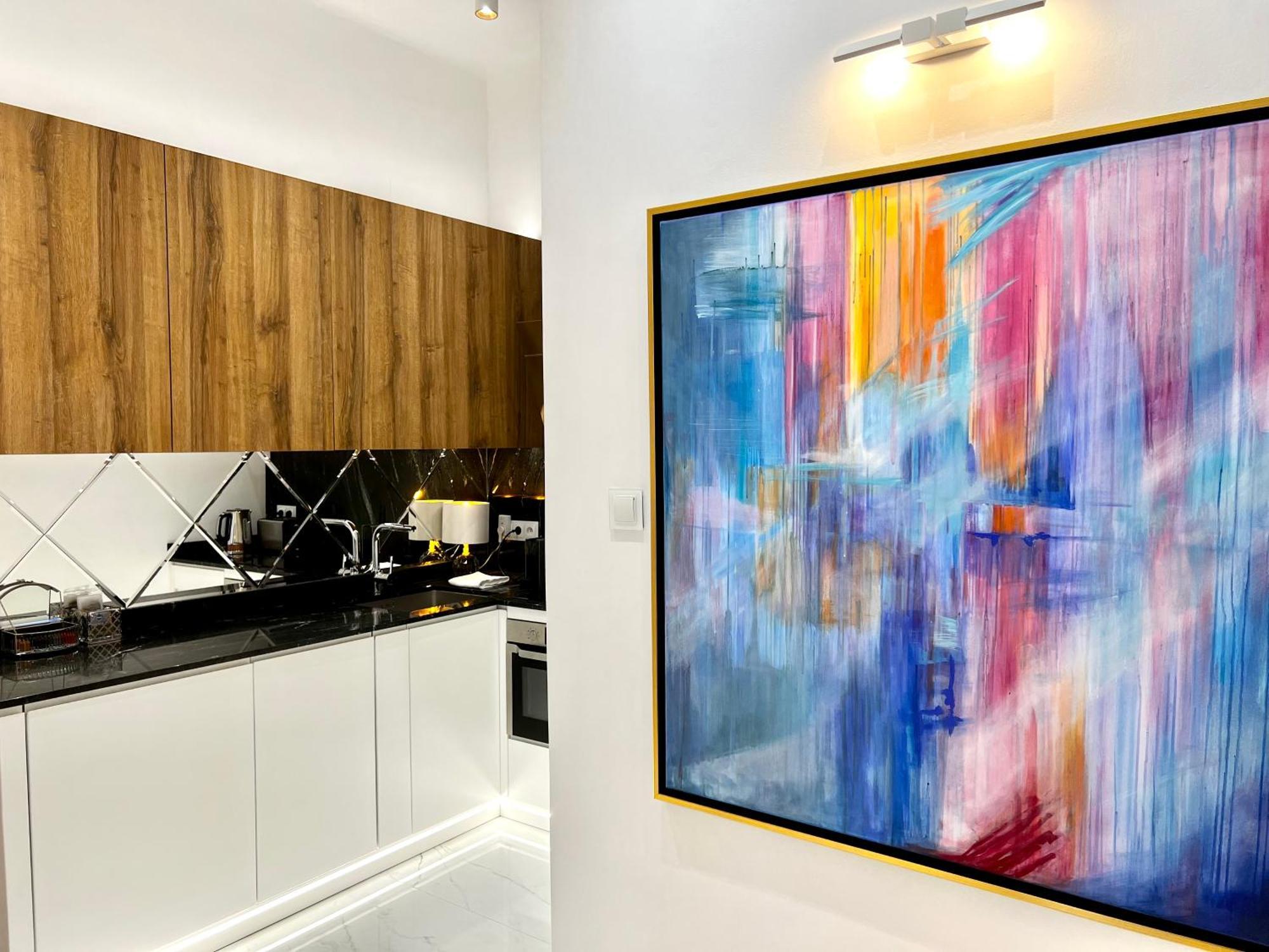 Luxury Apartments Mondrian Market Square III Warsaw Bilik gambar